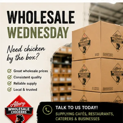 Wholesale chicken boxes ready for delivery